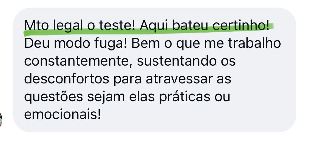 Feedback sobre o diagnóstico